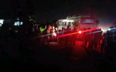 कपिलवस्तुमा बस र अटो ठोकिँदा ४ जना गम्भिर घाइते