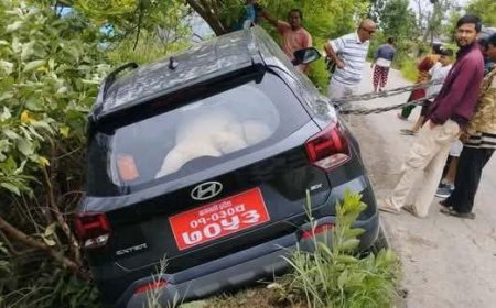 अर्घाखाँचीमा कार दुर्घटना